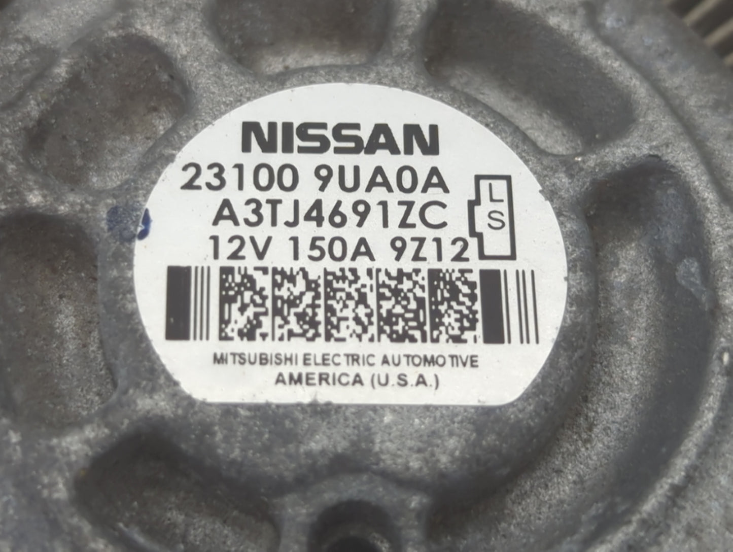 2019-2021 Nissan Maxima Alternator Replacement Generator Charging Assembly Engine OEM P/N:A3TJ4691ZC 23100 9UA0A Fits OEM Us