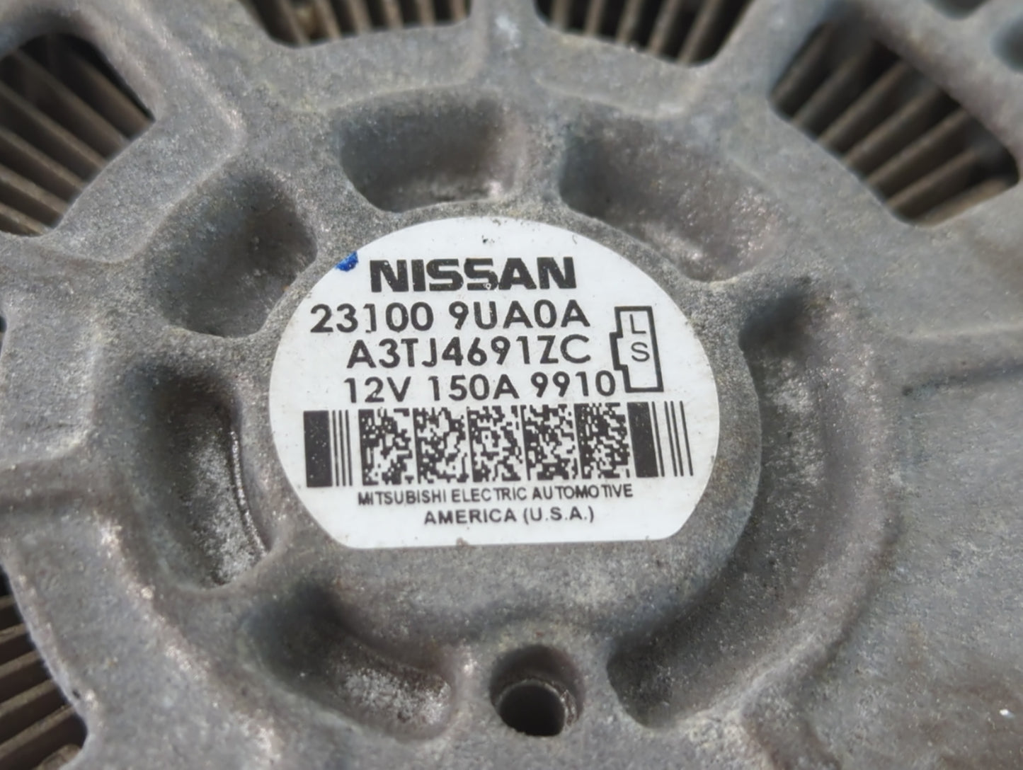 2019-2021 Nissan Maxima Alternator Replacement Generator Charging Assembly Engine OEM P/N:23100 9UA0A Fits OEM Used Auto Par