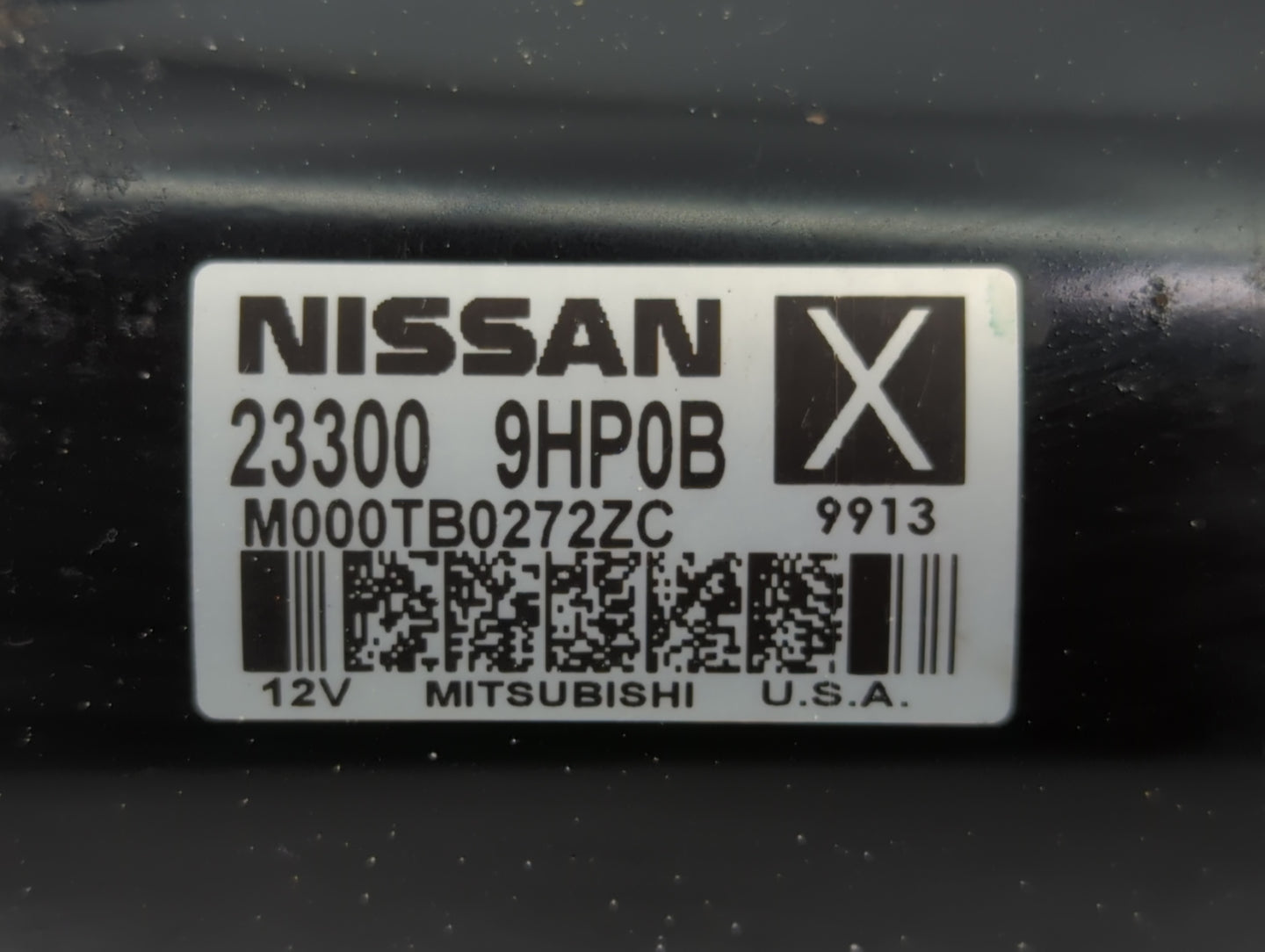 2016-2021 Nissan Maxima Car Starter Motor Solenoid OEM P/N:23300 9HP0B Fits Fits 2015 2016 2017 2018 2019 2020 2021 2022 OEM