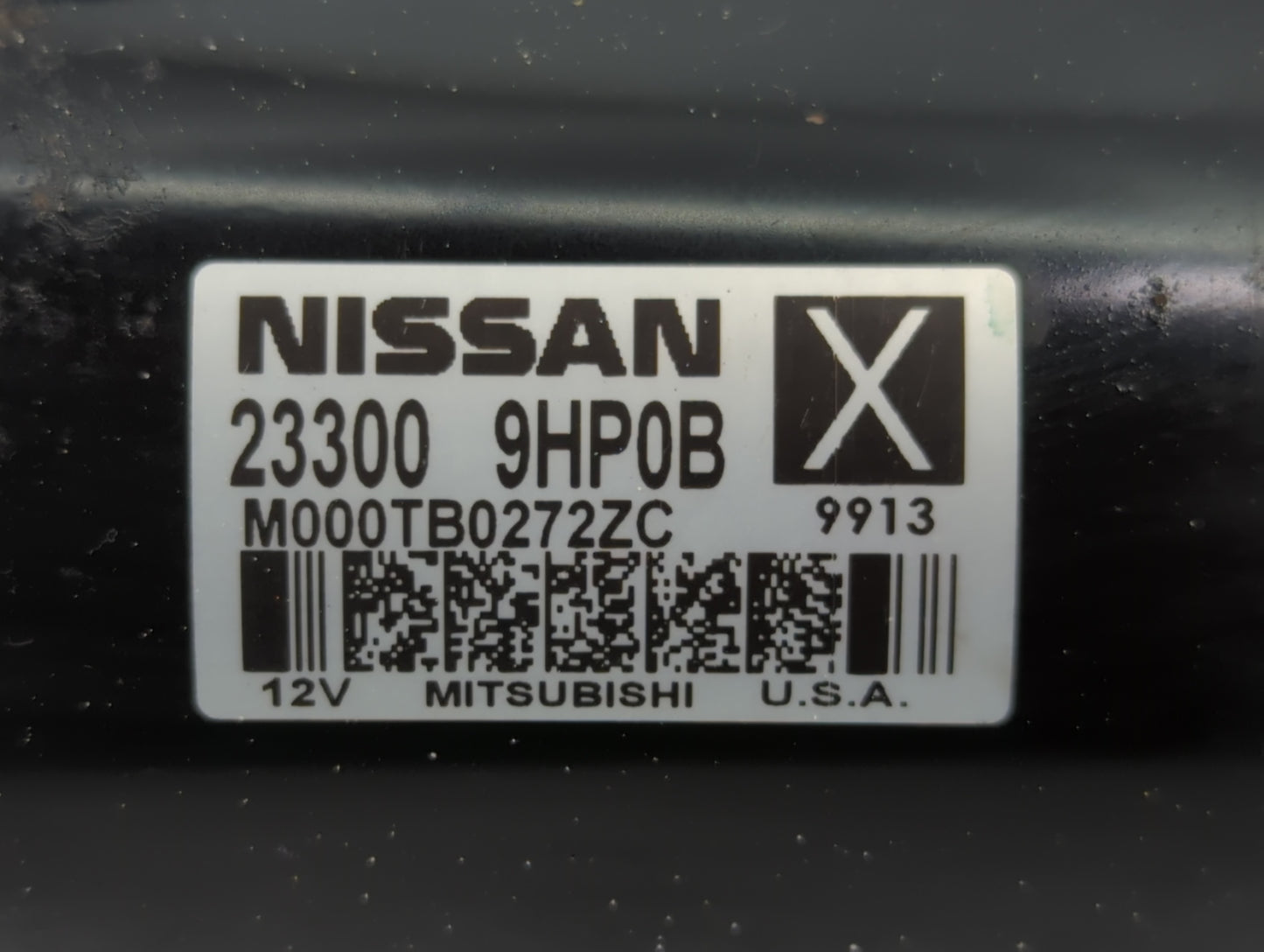 2016-2021 Nissan Maxima Car Starter Motor Solenoid OEM P/N:23300 9HP0B Fits Fits 2015 2016 2017 2018 2019 2020 2021 2022 OEM