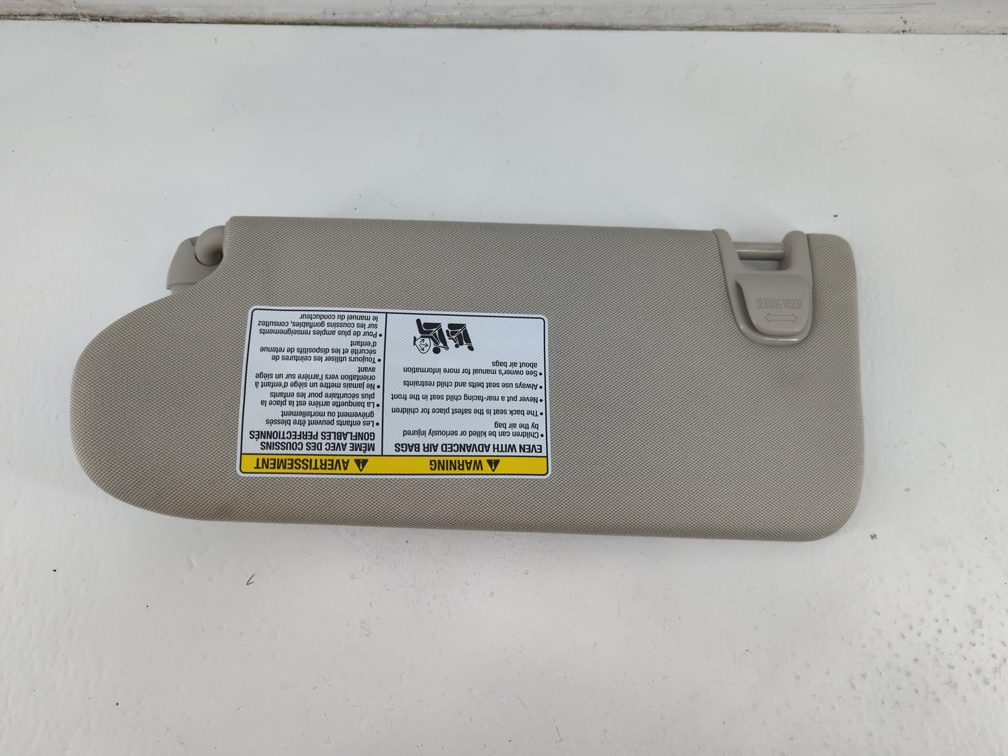 2019-2022 Nissan Murano Sun Visor Shade Replacement Passenger Right Mirror Fits Fits 2019 2020 2021 2022 OEM Used Auto Parts