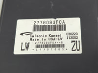 2019-2020 Nissan Murano Temperature Control Module 277609uf0a - Oemusedautoparts1.com