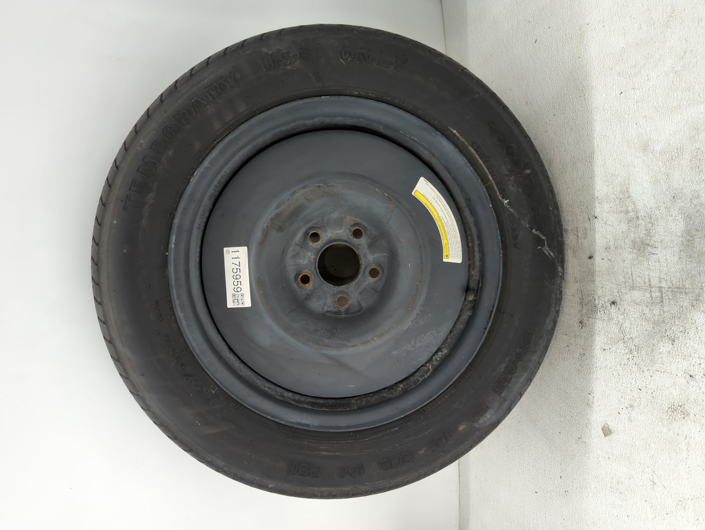 2015-2019 Nissan Murano Spare Donut Tire Wheel Rim Oem - Oemusedautoparts1.com