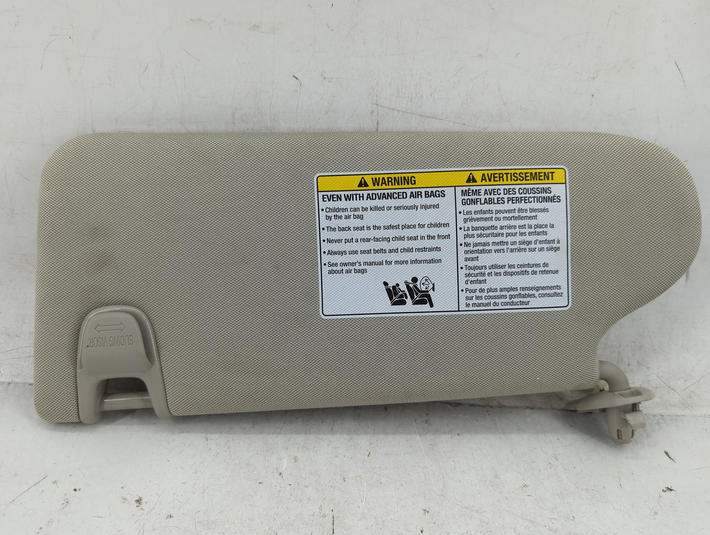 2019-2022 Nissan Murano Sun Visor Shade Replacement Passenger Right Mirror Fits Fits 2019 2020 2021 2022 OEM Used Auto Parts