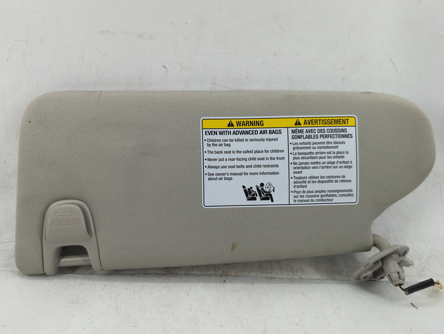 2019-2022 Nissan Murano Sun Visor Shade Replacement Passenger Right Mirror Fits Fits 2019 2020 2021 2022 OEM Used Auto Parts