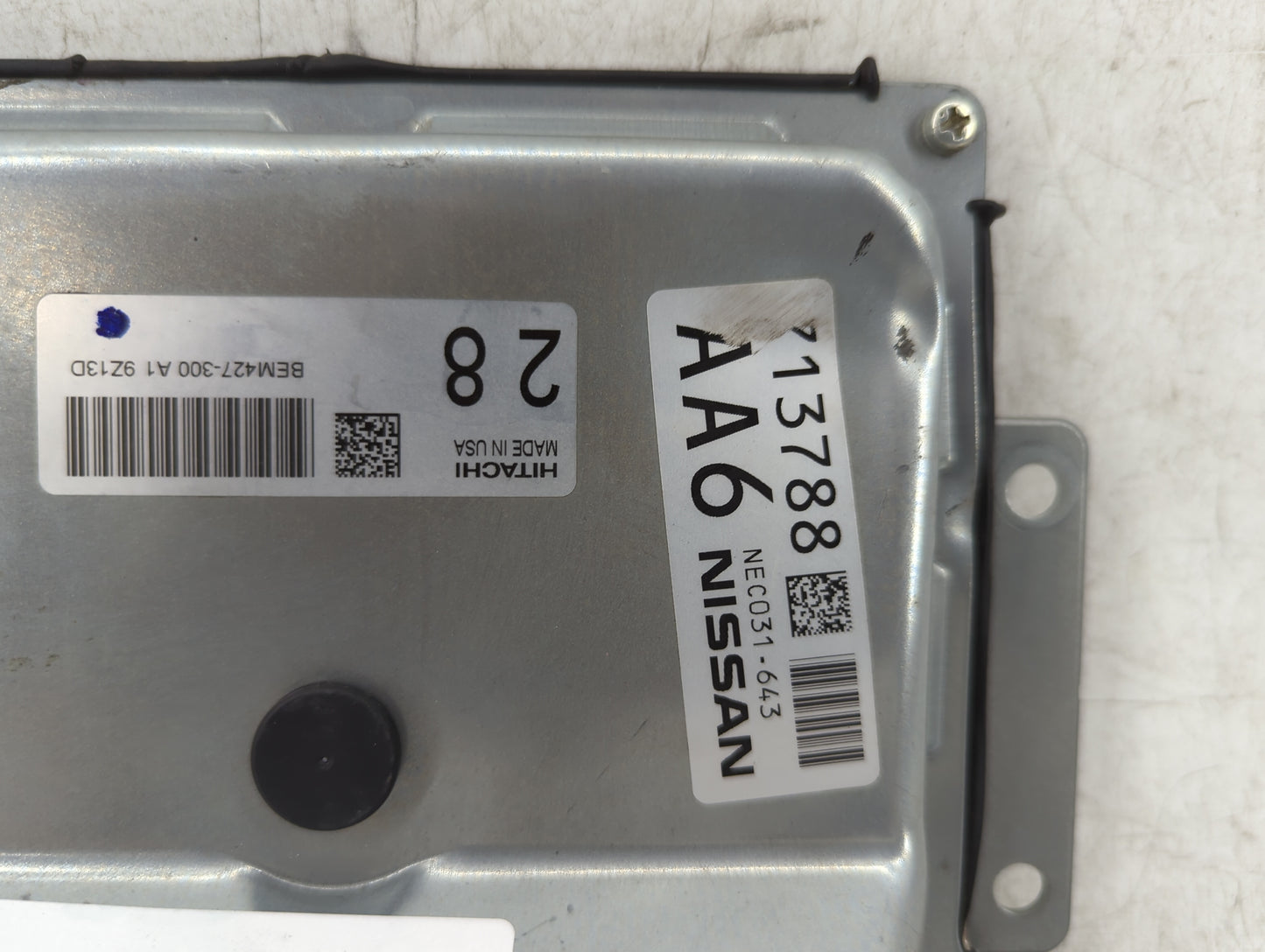 2020-2022 Nissan Murano PCM Engine Control Computer ECU ECM PCU OEM P/N:NEC031-643 Fits Fits 2020 2021 2022 OEM Used Auto Pa