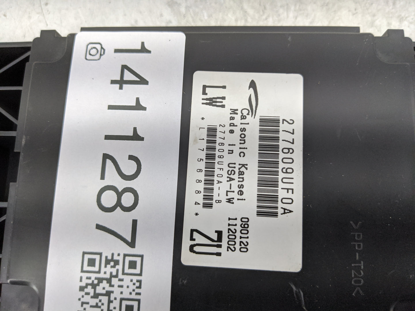 2019-2020 Nissan Murano Temperature Control Module 277609uf0a - Oemusedautoparts1.com
