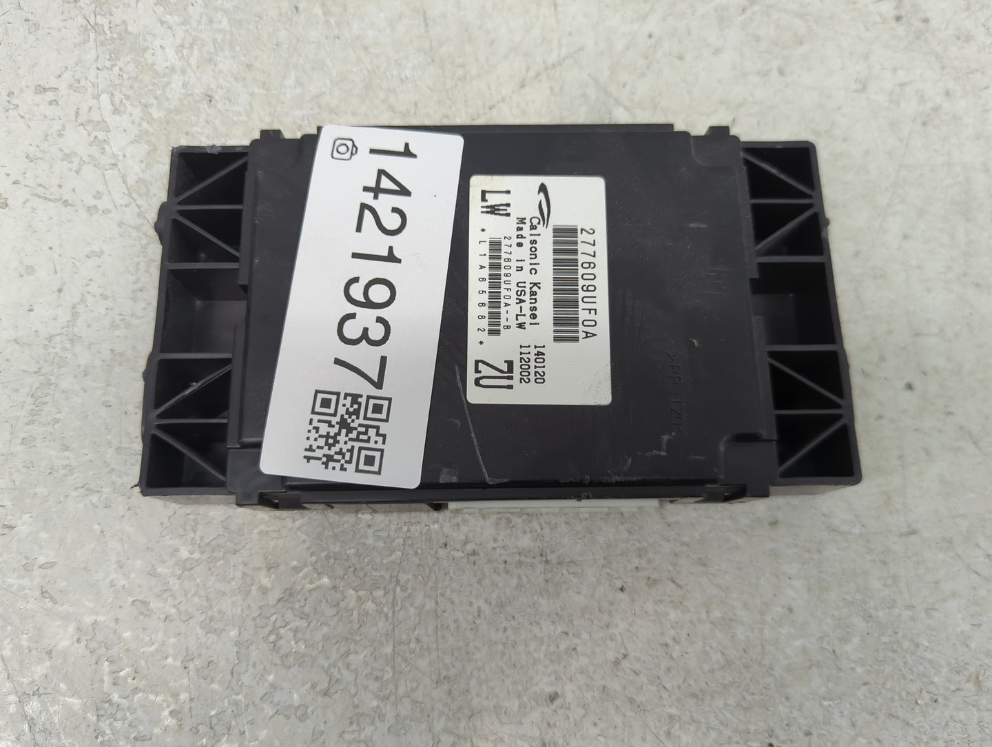 2019-2020 Nissan Murano Temperature Control Module 277609uf0a - Oemusedautoparts1.com