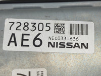 2020-2022 Nissan Murano PCM Engine Control Computer ECU ECM PCU OEM P/N:NEC033-636 Fits Fits 2020 2021 2022 OEM Used Auto Pa