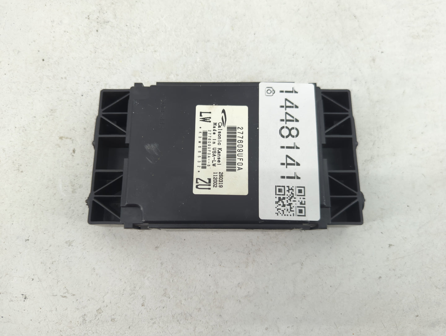2019-2020 Nissan Murano Temperature Control Module 277609uf0a|k3m66532 - Oemusedautoparts1.com