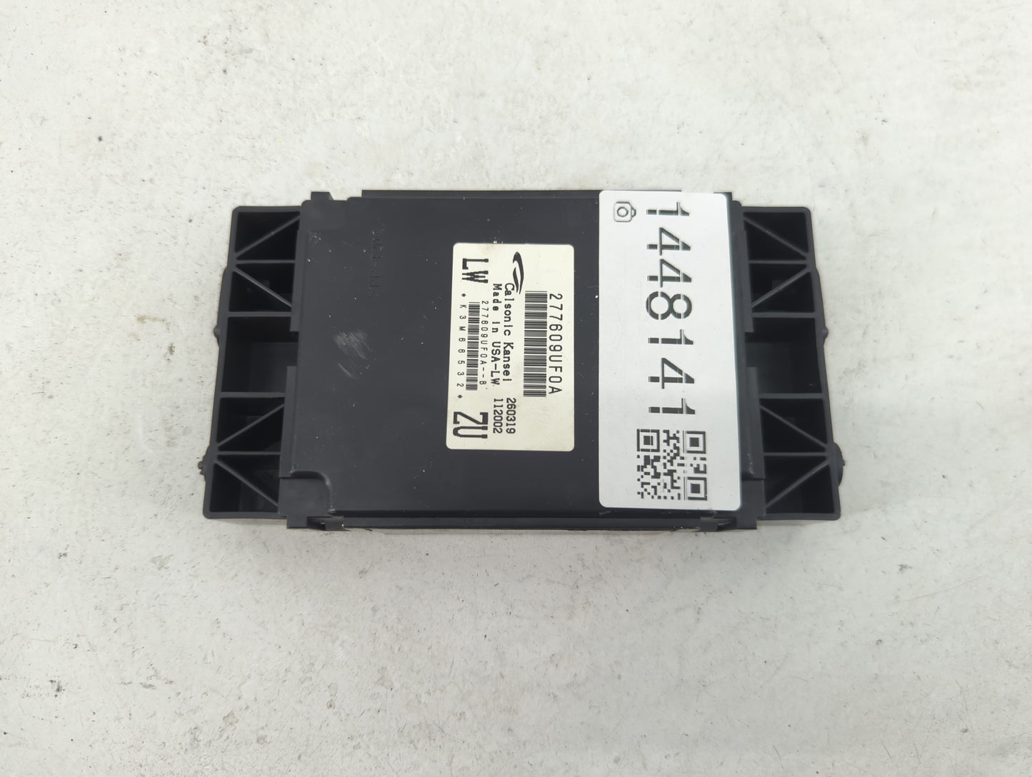 2019-2020 Nissan Murano Temperature Control Module 277609uf0a|k3m66532 - Oemusedautoparts1.com