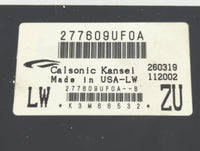 2019-2020 Nissan Murano Temperature Control Module 277609uf0a|k3m66532 - Oemusedautoparts1.com