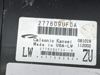 2019-2020 Nissan Murano Temperature Control Module 277609uf0a 1474887 - Oemusedautoparts1.com