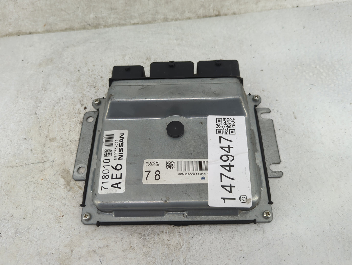 2020-2022 Nissan Murano PCM Engine Control Computer ECU ECM PCU OEM P/N:NEC033-636 BEM429-300 A1 Fits Fits 2020 2021 2022 OE