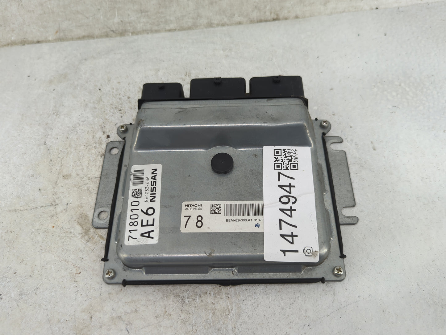 2020-2022 Nissan Murano PCM Engine Control Computer ECU ECM PCU OEM P/N:NEC033-636 BEM429-300 A1 Fits Fits 2020 2021 2022 OE