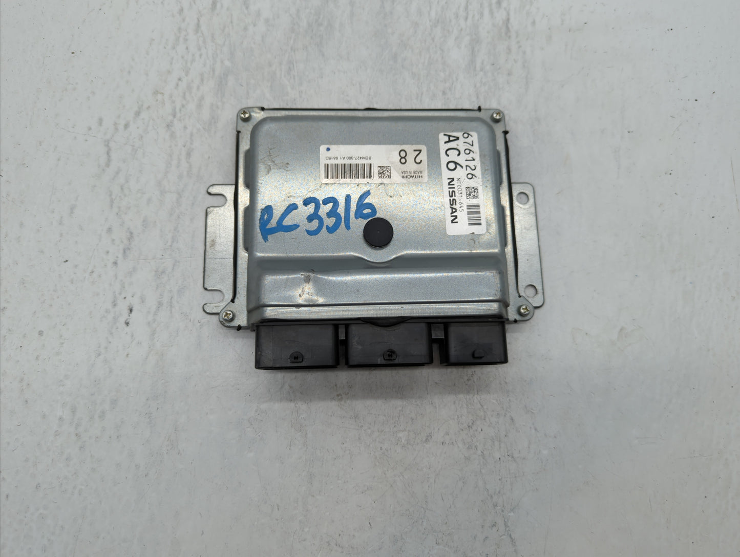 2020 Nissan Murano PCM Engine Control Computer ECU ECM PCU OEM P/N:BEM427-300 A1 Fits OEM Used Auto Parts - Oemusedautoparts