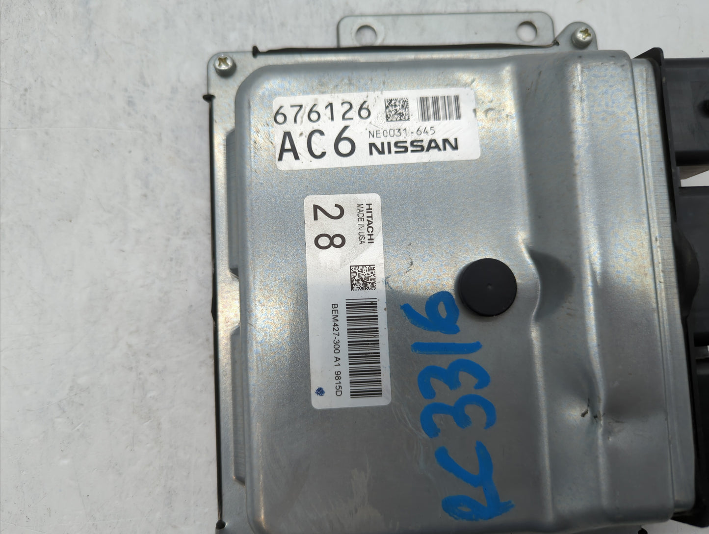 2020 Nissan Murano PCM Engine Control Computer ECU ECM PCU OEM P/N:BEM427-300 A1 Fits OEM Used Auto Parts - Oemusedautoparts