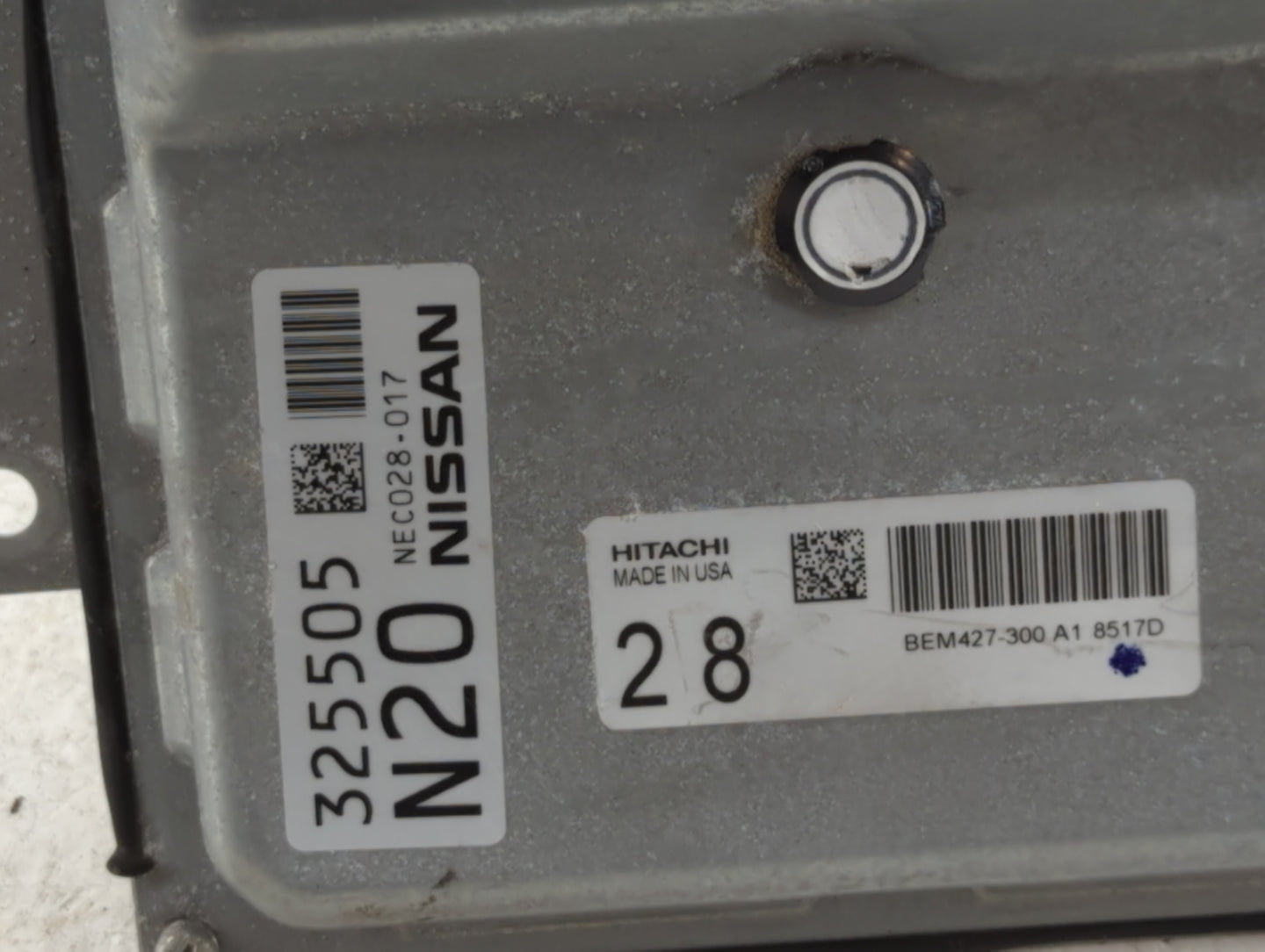 2020 Nissan Murano PCM Engine Control Computer ECU ECM PCU OEM P/N:BEM427-300 A1 Fits OEM Used Auto Parts - Oemusedautoparts