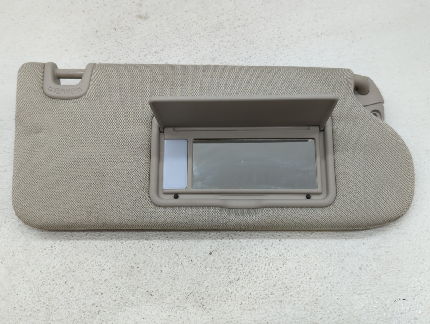 2019-2022 Nissan Murano Sun Visor Shade Replacement Passenger Right Mirror Fits Fits 2019 2020 2021 2022 OEM Used Auto Parts