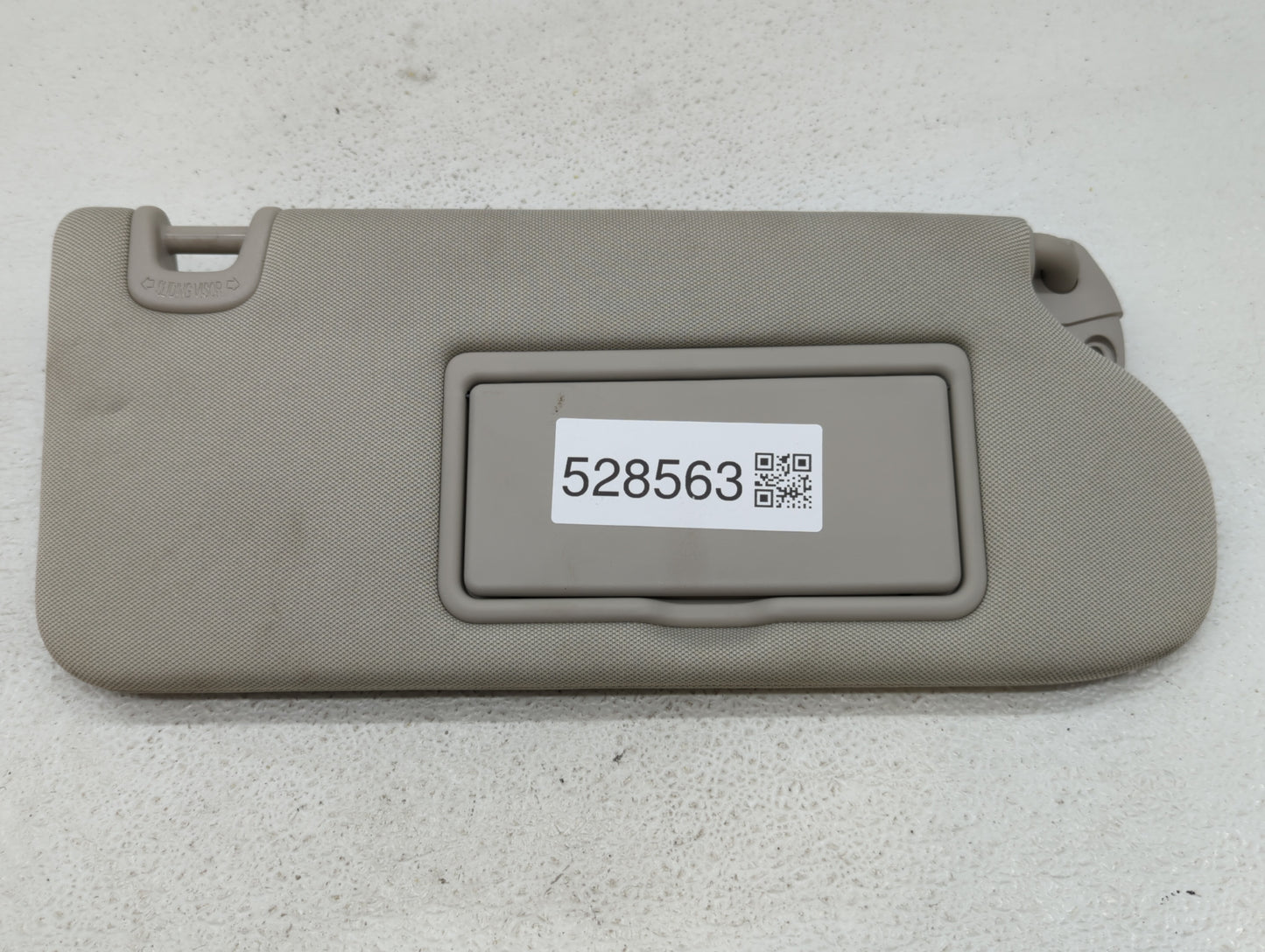 2019-2022 Nissan Murano Sun Visor Shade Replacement Passenger Right Mirror Fits Fits 2019 2020 2021 2022 OEM Used Auto Parts