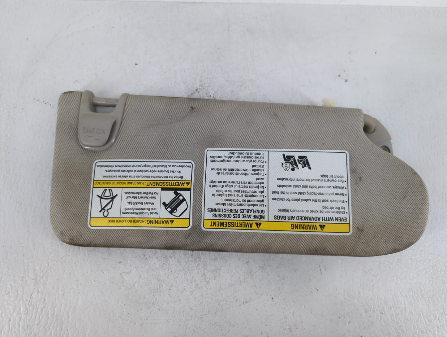 2019-2022 Nissan Murano Sun Visor Shade Replacement Driver Left Mirror Fits Fits 2019 2020 2021 2022 OEM Used Auto Parts - O