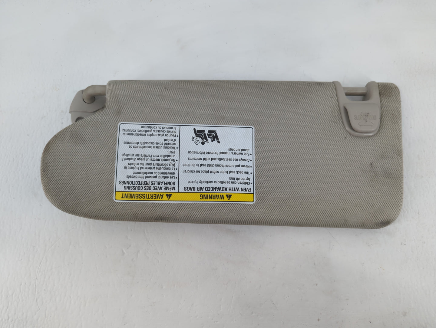 2019-2022 Nissan Murano Sun Visor Shade Replacement Passenger Right Mirror Fits Fits 2019 2020 2021 2022 OEM Used Auto Parts