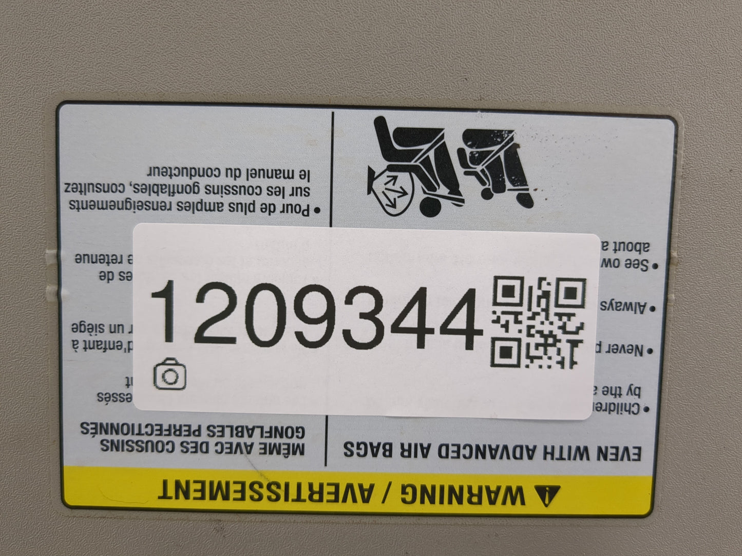 2020 Nissan Nv200 Sun Visor Shade Replacement Passenger Right Mirror Fits OEM Used Auto Parts - Oemusedautoparts1.com