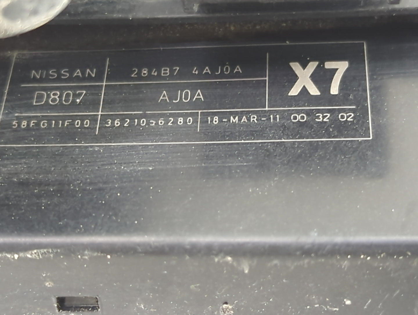 2020 Nissan Nv200 Fusebox Fuse Box Panel Relay Module P/N:284B7 4AJ0A 3SDFV0100 Fits OEM Used Auto Parts - Oemusedautoparts1