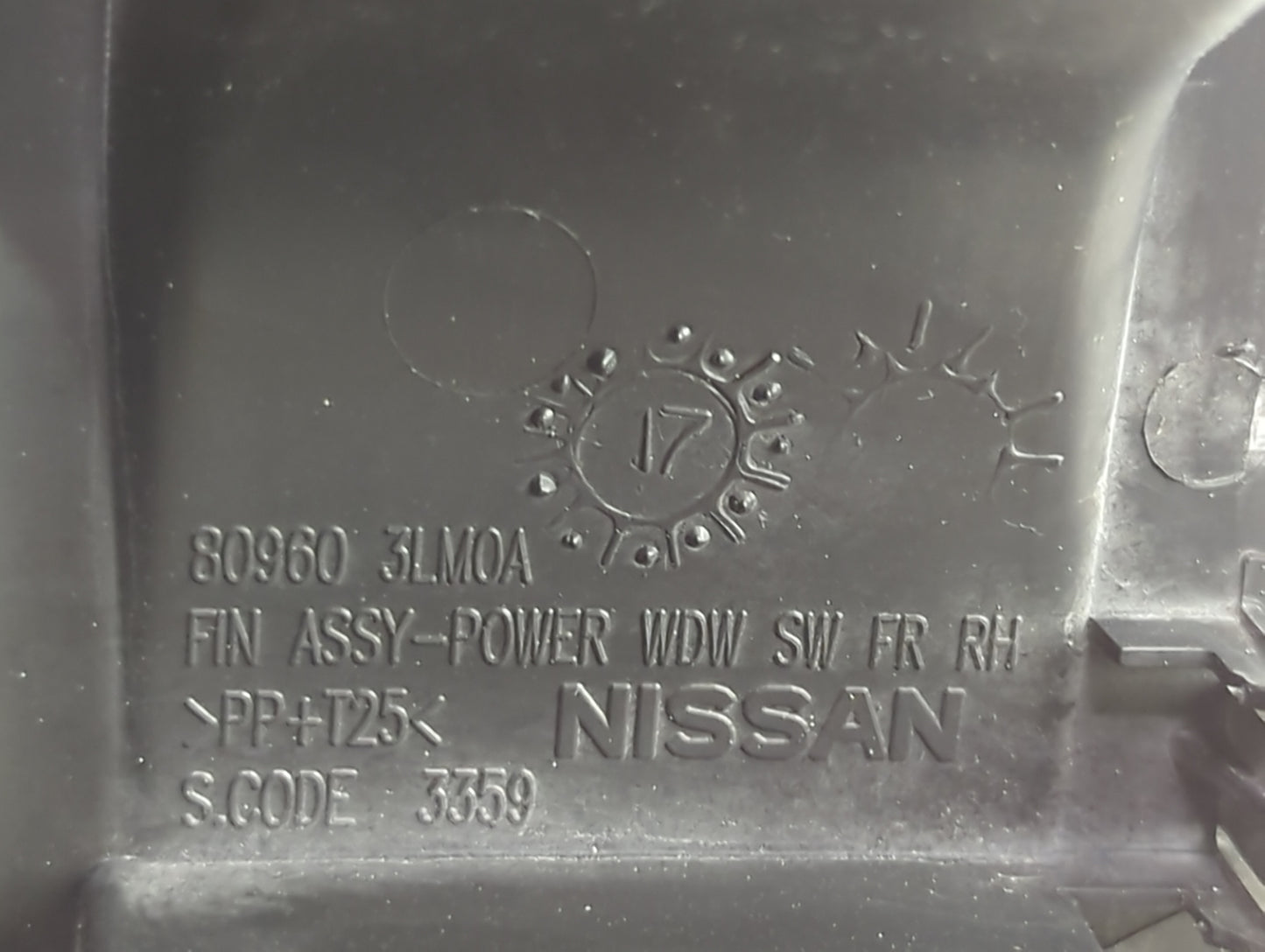 2014-2020 Nissan Nv200 Master Power Window Switch Replacement Driver Side Left P/N:80960 3LM0A Fits OEM Used Auto Parts - Oe