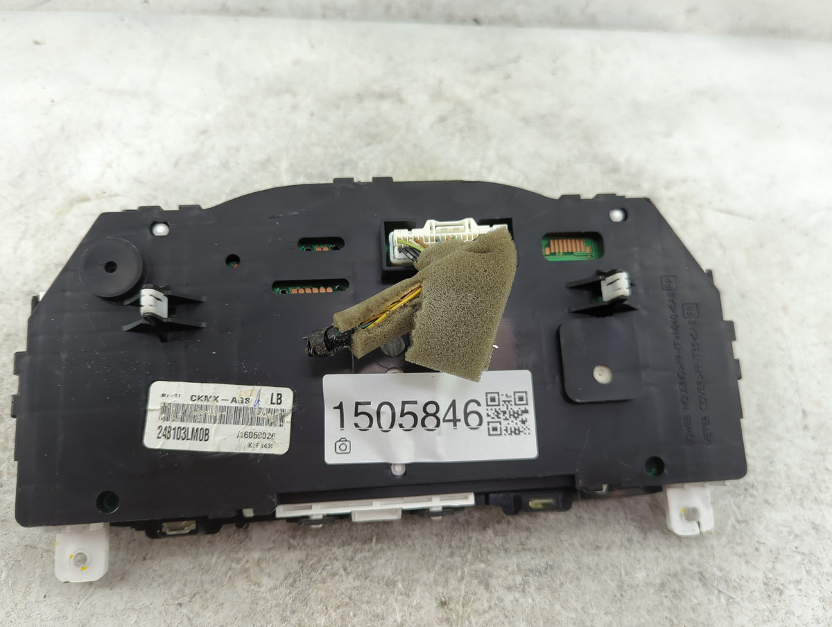 2020 Nissan Nv200 Instrument Cluster Speedometer Gauges P/N:248103LM0B CKWX-AGS Miles: Fits OEM Used Auto Parts - Oemusedaut