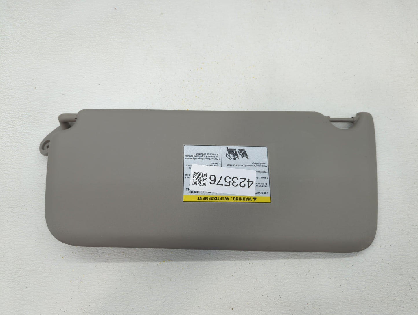 2020 Nissan Nv200 Sun Visor Shade Replacement Passenger Right Mirror Fits OEM Used Auto Parts - Oemusedautoparts1.com