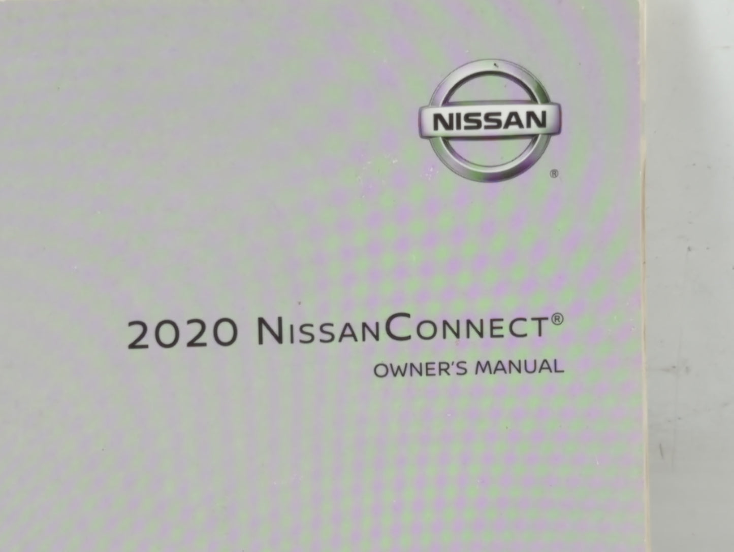 2020 Nissan Nv200 Owners Manual Book Guide P/N:N20E AIVNJU2 OEM Used Auto Parts - Oemusedautoparts1.com