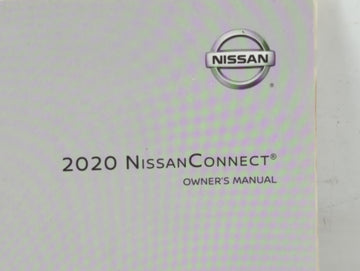 2020 Nissan Nv200 Owners Manual Book Guide P/N:N20E AIVNJU2 OEM Used Auto Parts