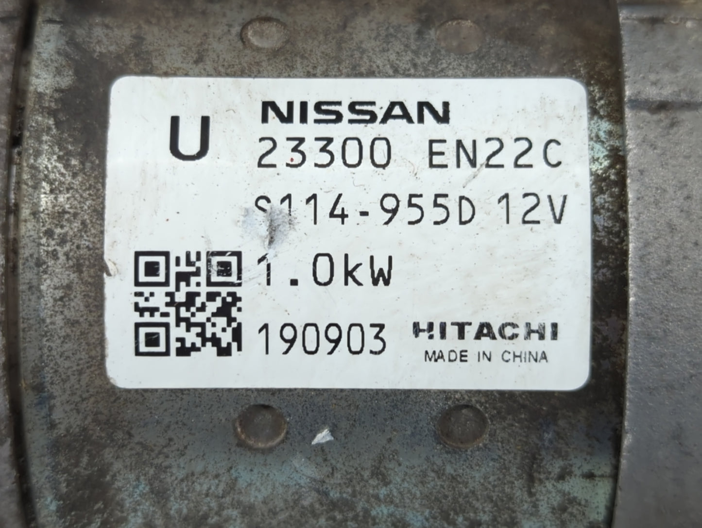 2014-2020 Nissan Nv200 Car Starter Motor Solenoid OEM P/N:23300 EN22C Fits Fits 2013 2014 2015 2016 2017 2018 2019 2020 OEM 