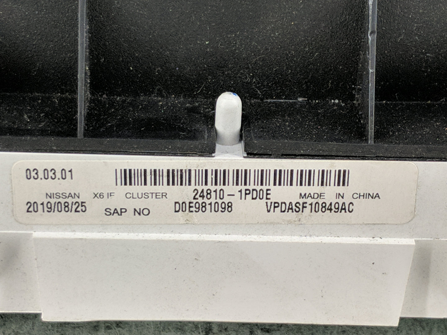 2013-2020 Nissan Nv2500 Instrument Cluster Speedometer Gauges P/N:24810-1PD0E Miles: Fits OEM Used Auto Parts - Oemusedautop