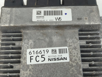 2020 Nissan Pathfinder PCM Engine Control Computer ECU ECM PCU OEM P/N:BED40D-300 A1 NEC046-668, 310F6 5NA0A, 310369DL0B Fits OEM Used Auto Parts