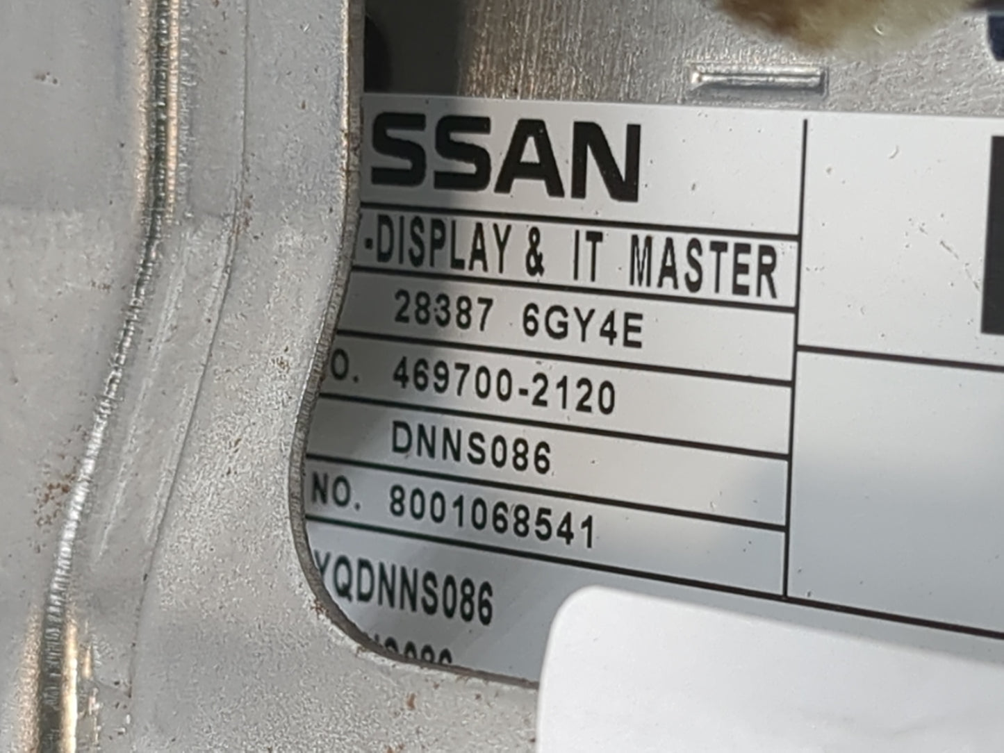 2020-2020 Nissan Pathfinder Information Display Screen - Oemusedautoparts1.com