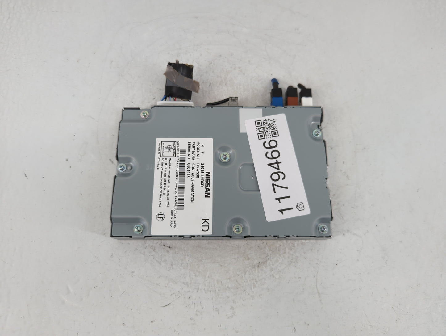 2017-2020 Nissan Pathfinder Radio AM FM Cd Player Receiver Replacement P/N:25915 4HB5D Fits Fits 2017 2018 2019 2020 OEM Use