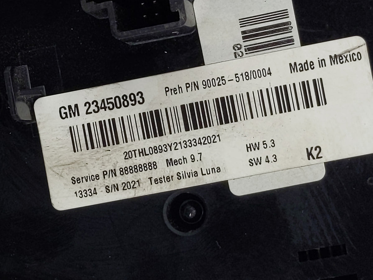 2020 Nissan Pathfinder Climate Control Module Temperature AC/Heater Replacement Fits OEM Used Auto Parts - Oemusedautoparts1