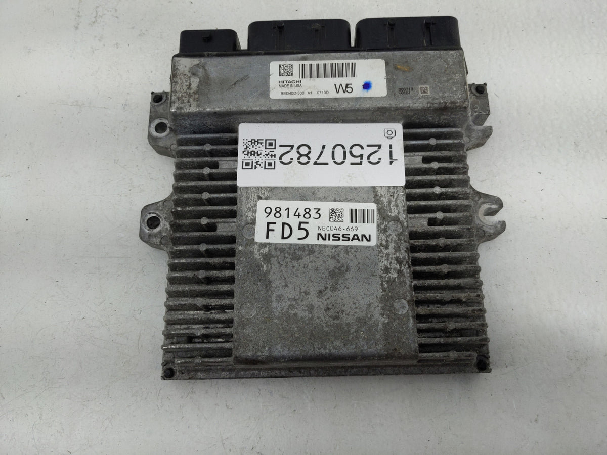 2020 Nissan Pathfinder PCM Engine Control Computer ECU ECM PCU OEM P/N:NEC046-669 OEM Used Auto Parts - Oemusedautoparts1.co