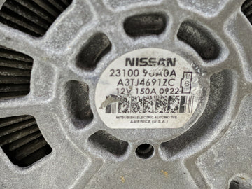 2017-2020 Nissan Pathfinder Alternator Replacement Generator Charging Assembly Engine OEM P/N:23100 96A0A Fits OEM Used Auto Parts