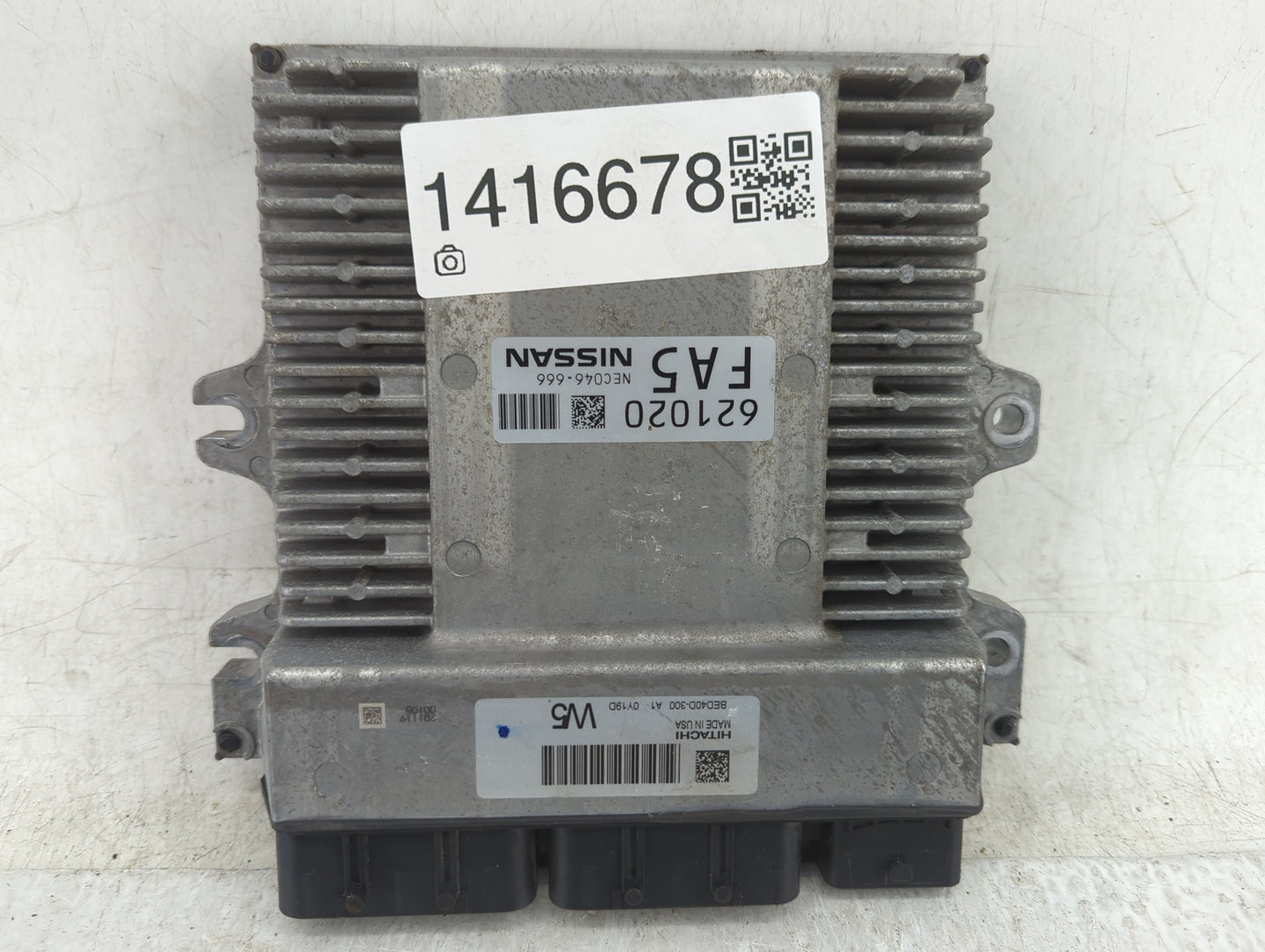 2020 Nissan Pathfinder PCM Engine Control Computer ECU ECM PCU OEM P/N:NEC046-666 Fits OEM Used Auto Parts - Oemusedautopart