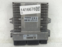 2020 Nissan Pathfinder PCM Engine Control Computer ECU ECM PCU OEM P/N:NEC046-666 Fits OEM Used Auto Parts - Oemusedautopart