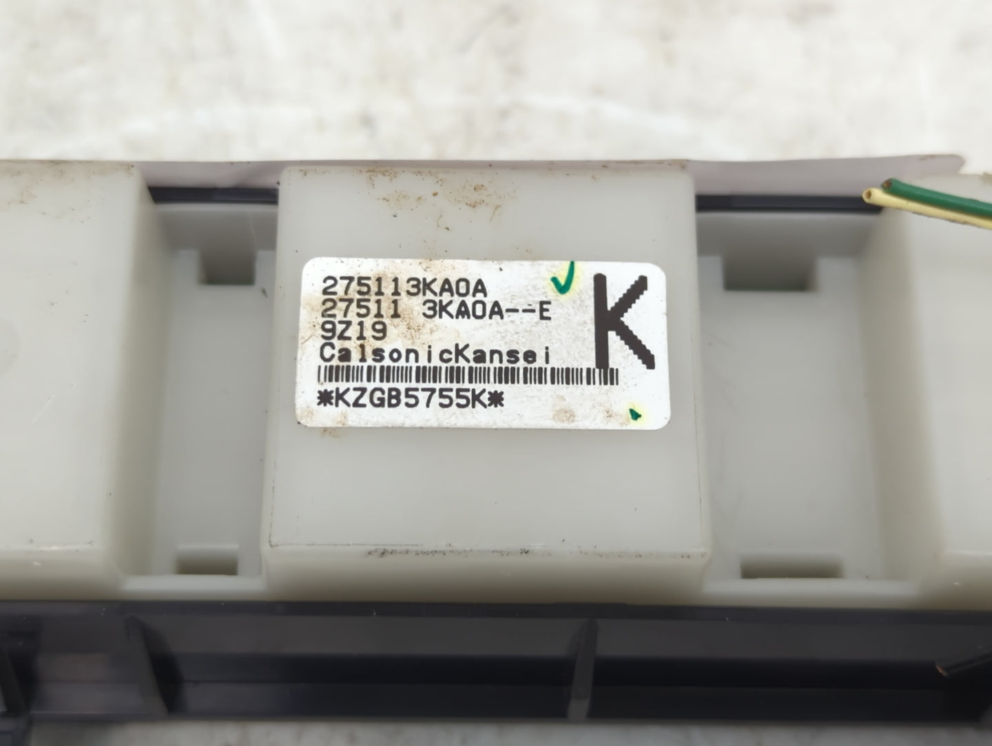2013-2020 Nissan Pathfinder Climate Control Module Temperature AC/Heater Replacement P/N:275113KA0A Fits OEM Used Auto Parts