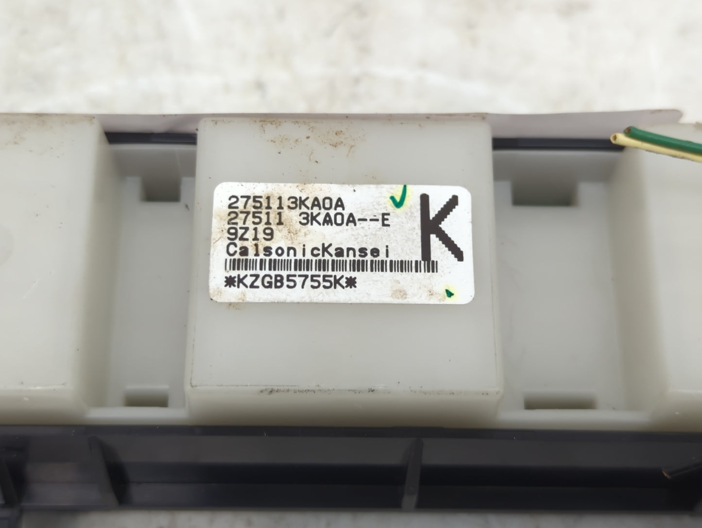 2013-2020 Nissan Pathfinder Climate Control Module Temperature AC/Heater Replacement P/N:275113KA0A Fits OEM Used Auto Parts
