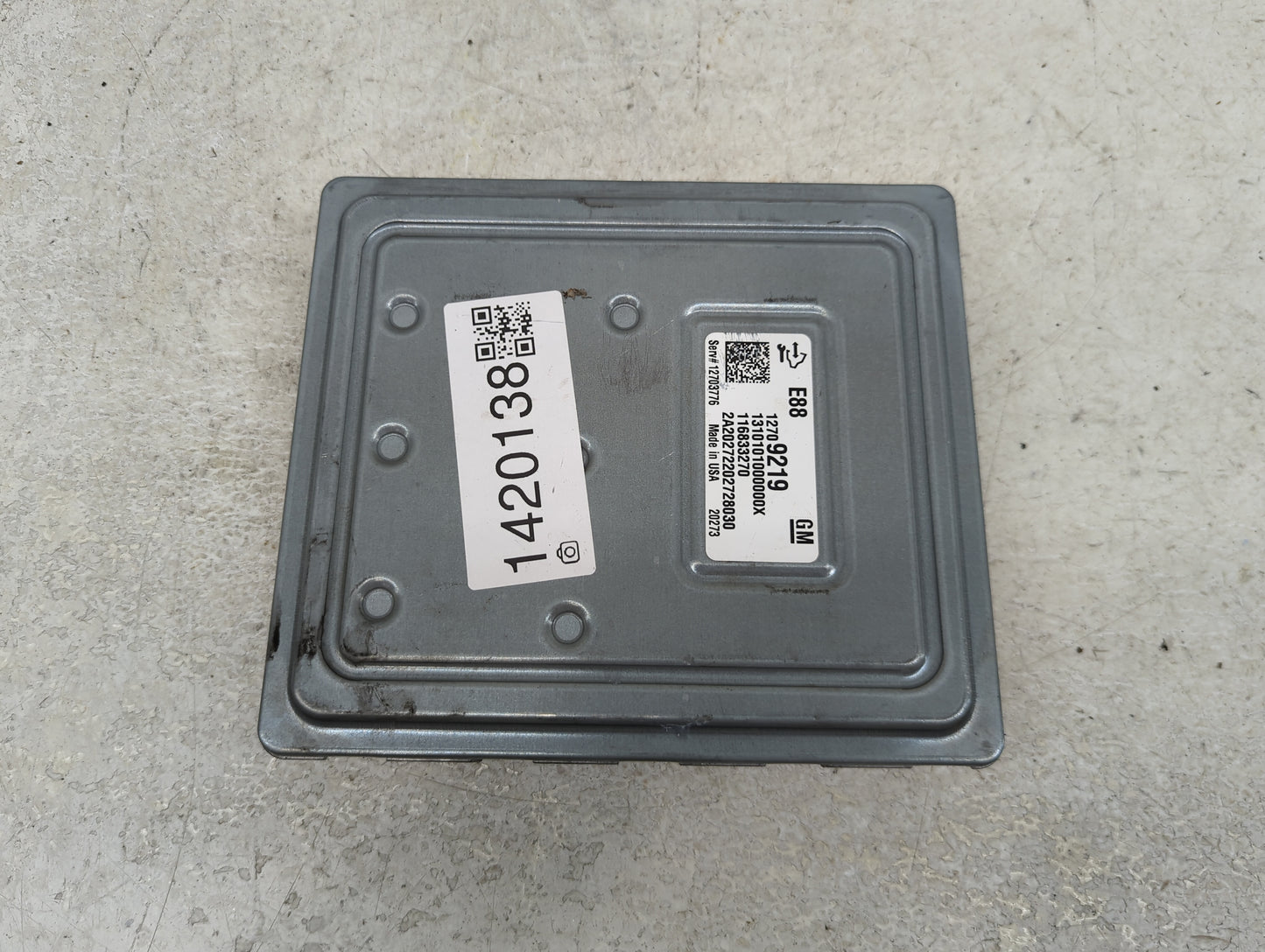 2019-2020 Nissan Pathfinder PCM Engine Control Computer ECU ECM PCU OEM P/N:116833270 12709219 Fits Fits 2019 2020 OEM Used 