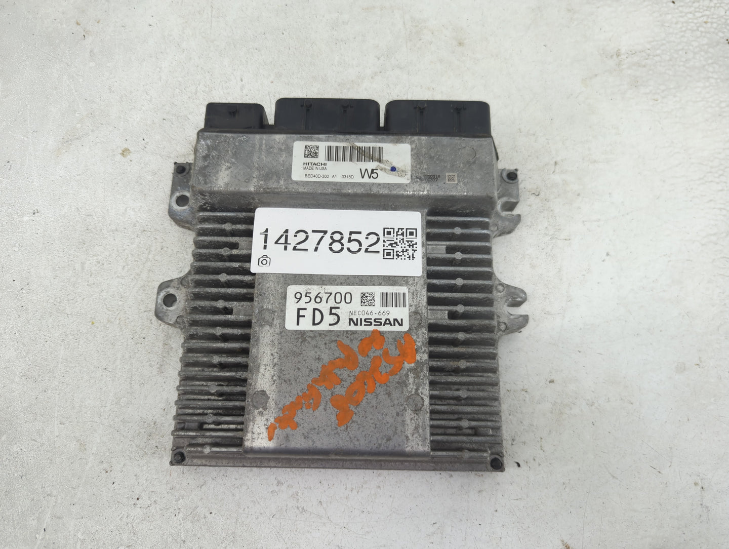 2020 Nissan Pathfinder PCM Engine Control Computer ECU ECM PCU OEM P/N:NEC046-669 Fits OEM Used Auto Parts - Oemusedautopart