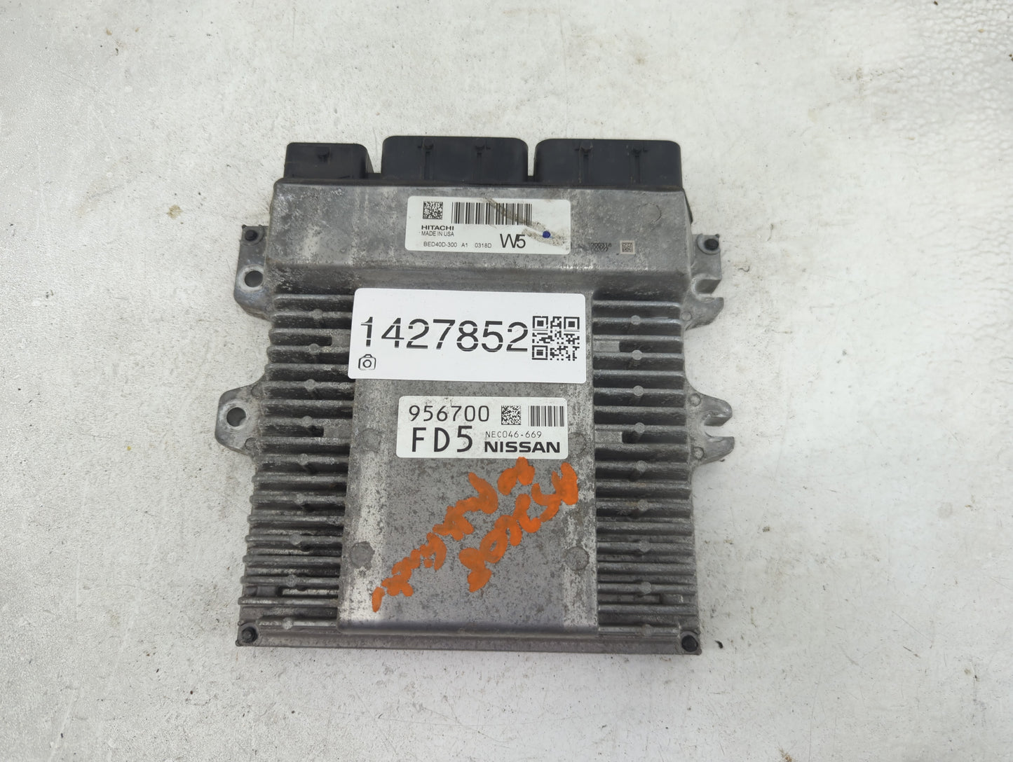 2020 Nissan Pathfinder PCM Engine Control Computer ECU ECM PCU OEM P/N:NEC046-669 Fits OEM Used Auto Parts - Oemusedautopart