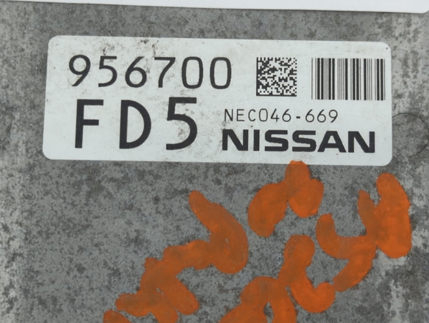 2020 Nissan Pathfinder PCM Engine Control Computer ECU ECM PCU OEM P/N:NEC046-669 Fits OEM Used Auto Parts - Oemusedautopart