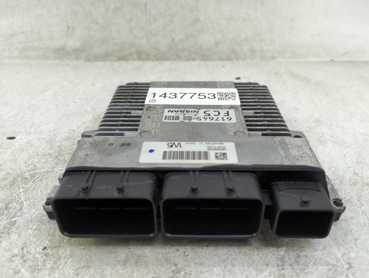 2020 Nissan Pathfinder PCM Engine Control Computer ECU ECM PCU OEM P/N:BED400-300 617645, FC5 Fits OEM Used Auto Parts - Oem